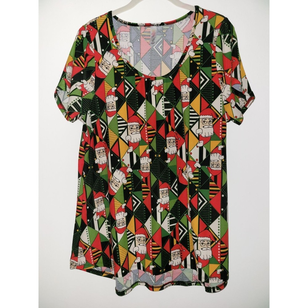 LuLaRoe Christmas Classic t-shirt sz L women's